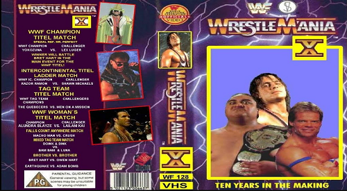 WWE Wrestlemania X (10) en VHS VF