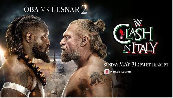 WWE Clash In Italy du dimanche 31 mai 2026 en VF